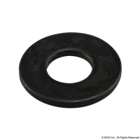 #8 SAE FLAT WASHER BLACK ZINC