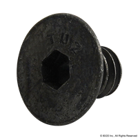 1/4-20 X 3/8 FHSCS (BLACK)