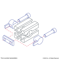 10 S 10-32 SHORT DOUBLE ANCHOR T-NUT