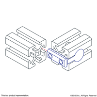 10 S 10-32 SHORT DOUBLE ANCHOR T-NUT