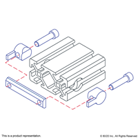 10 S 10-32 DOUBLE ANCHOR T-NUT LONG ASS