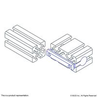 10 S 10-32 DOUBLE ANCHOR T-NUT LONG ASS