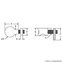 BLACK 15 S 5/16-18 DOUBLE ANCHOR T-NUT