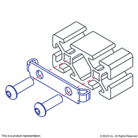 10 S DOUBLE END FASTENER W 1/4-20 SCREW