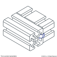 10 S DOUBLE END FASTENER W 1/4-20 SCREW