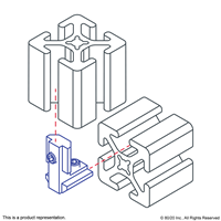 15S & 30S & 40S HIDDEN CORNER CONNECTOR