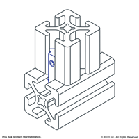 15S & 30S & 40S HIDDEN CORNER CONNECTOR