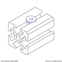 NYLON T-SLOT NUTS PKG OF 50