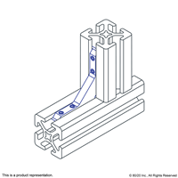 15 S 90 DEG INSIDE CORNER CONNECTOR