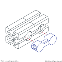 10 S BUTT FASTENER ASSEMBLY