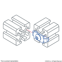 10 S END FASTENER W 1/4-20 SCREW