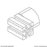 10 S SINGLE TAB END FASTENER W/ 1/4-20