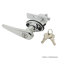 LOCKING DOOR LATCH WITH KEY