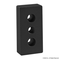 BLACK 40mm x 80mm BASE PLATE W/ M12  TA