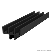 40 S LOWER DOOR TRACK BLACK ANODIZE