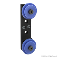 BLACK 40-4080 ROLLER WHEEL BRACKET ASSE