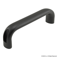 177mm ALUMINUM CABINET HANDLE-BLACK