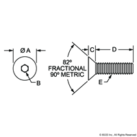 40 S 10-24 x 3/8 S/S FHSCS