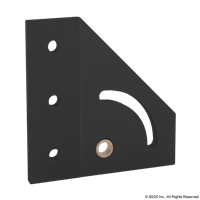 BLACK 40 S 90 DEGREE LEFT HAND PIVOT BR