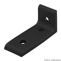 BLACK 40 S 3 HOLE INSIDE CORNER BRACKET