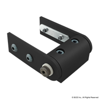 BLACK 40 S UNIVERSAL LIVING HINGE W/STR