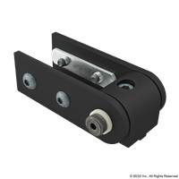 BLACK 40 S 0 DEGREE LIVING HINGE W/STRA