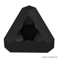 BLACK 40S  TRIANGULAR TRI CORNER(TO GO