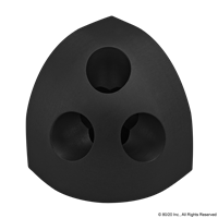 BLACK 40S ROUNDED TRI-CORNER(FOR 40-403