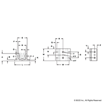 BLACK 40 S SHORT DOUBLE FLANGE LINEAR B