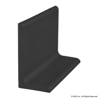 40mm X 80mm X 6mm ANGLE BLACK ANODIZE