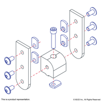 10 S RIGHT ANGLE 90 DEGREE HINGE