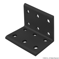 BLACK 10 S 12 HOLE INSIDE CORNER BRACKE