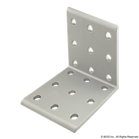 10 S 18 HOLE INSIDE CORNER BRACKET 3X3