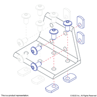 10 S 10 HOLE CENTERING INSIDE CORNER BR