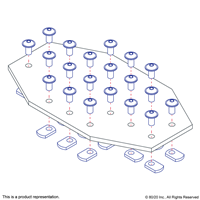 10 S 20 HOLE CROSS FLAT PLATE 4