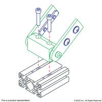 10 S RIGHT ANGLE 2 LIVING HINGE