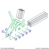 10 S 180 DEGREE DOUBLE L HANDLE