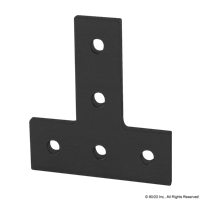 BLACK 10 S 5 HOLE T FLAT PLATE