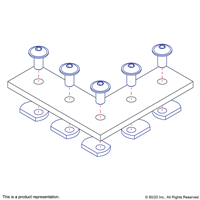 10 S 5 HOLE L FLAT PLATE