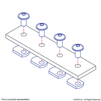 10 S 4 HOLE JOINING STRIP