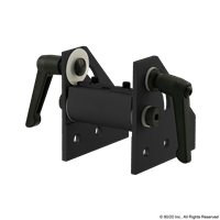 BLACK 10 S 2 DOUBLE PIVOT BRACKET W/ L