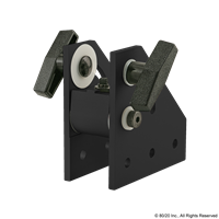 BLACK 10 S 1 DOUBLE PIVOT BRACKET W/ T