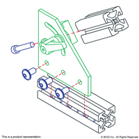 10 S LEFT HAND PIVOT ASSEMBLY W/ L-HAND