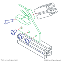 10 S LEFT HAND PIVOT ASSEMBLY W/ T-HAND