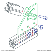 10 S RIGHT HAND PIVOT ASSEMBLY W/ T-HAN