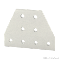 10 S 8 HOLE TEE FLAT PLATE