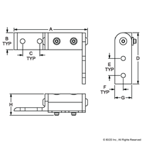 BLACK 10 S UNIVERSAL COMBO ARM PIVOT