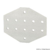 10 S 12 HOLE CROSS FLAT PLATE