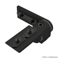 BLACK 10 S 0 DEG LIVING HINGE W/CORNER