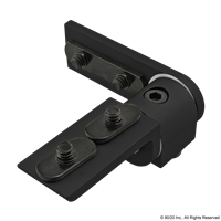 BLACK 10 S 90 DEG LIVING HINGE W/ CORNE